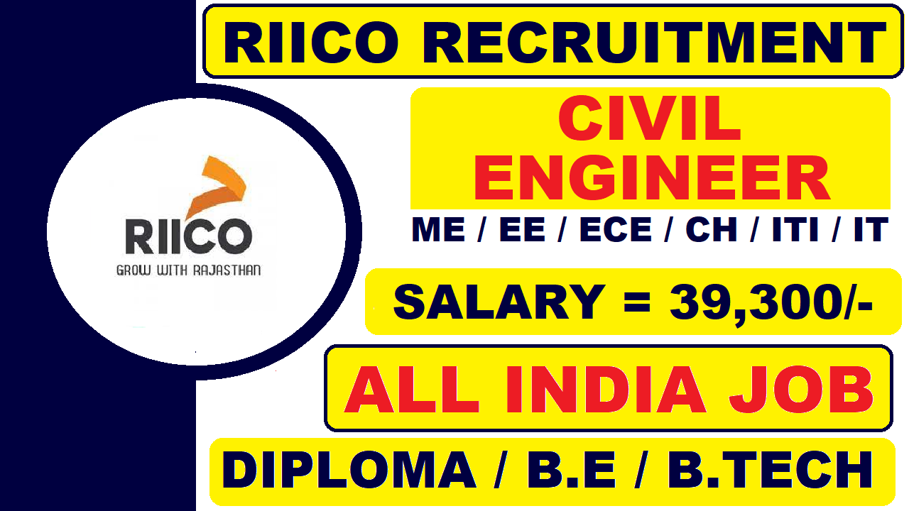 RIICO Recruitment 2021 for Various Posts | Latest All India Job Updates