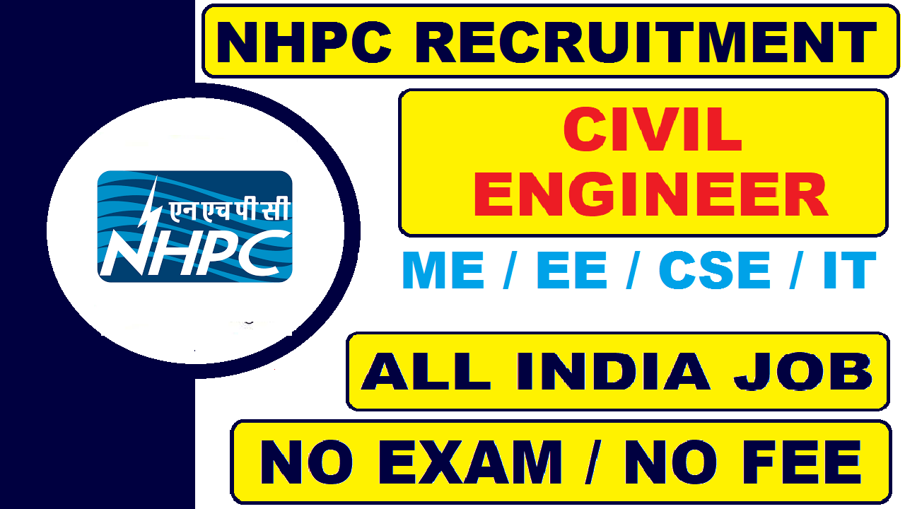 NHPC Recruitment 2021 for Apprenticeship | Latest Job Updates