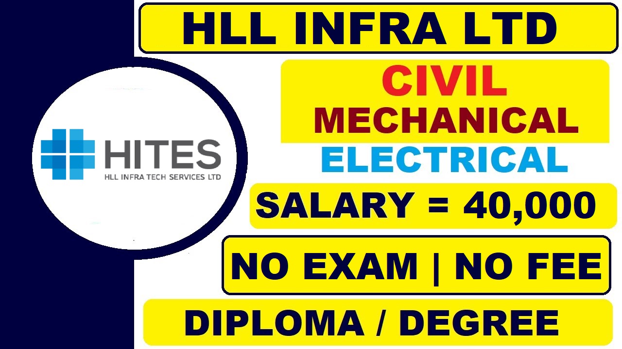 HITES Recruitment 2023 for Various Vacancies | B.Tech | Diploma | No Exam No Fee