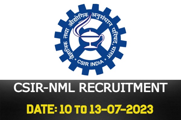 CSIR-NML Recruitment